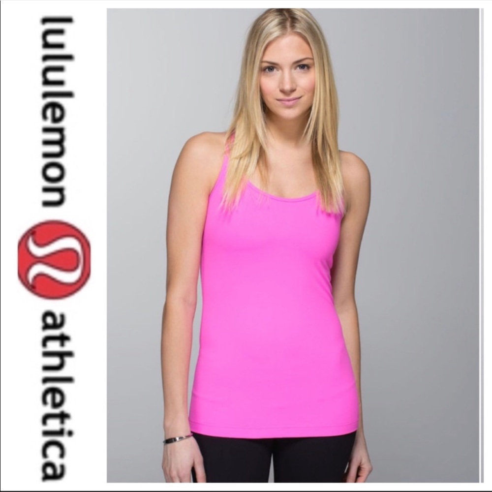 Lululemon Racerback Pink Tank size 8